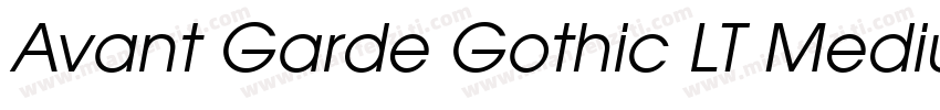 Avant Garde Gothic LT Medium blod字体转换